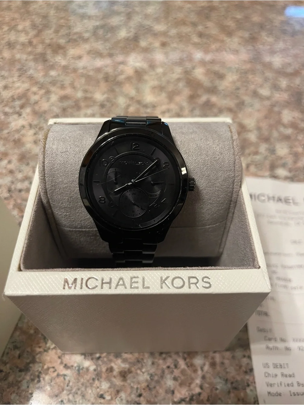 Michael Kors Black Women’s Chronograph Watch